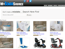 Tablet Screenshot of myseniorsource.com